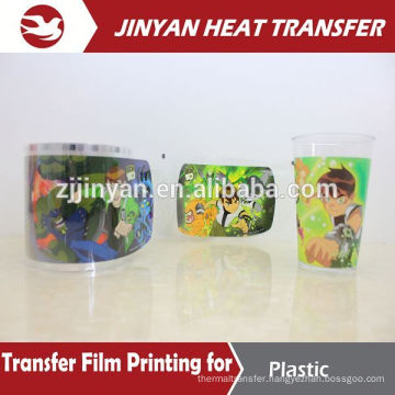 heat transfer film for plastic thermo cup with printing